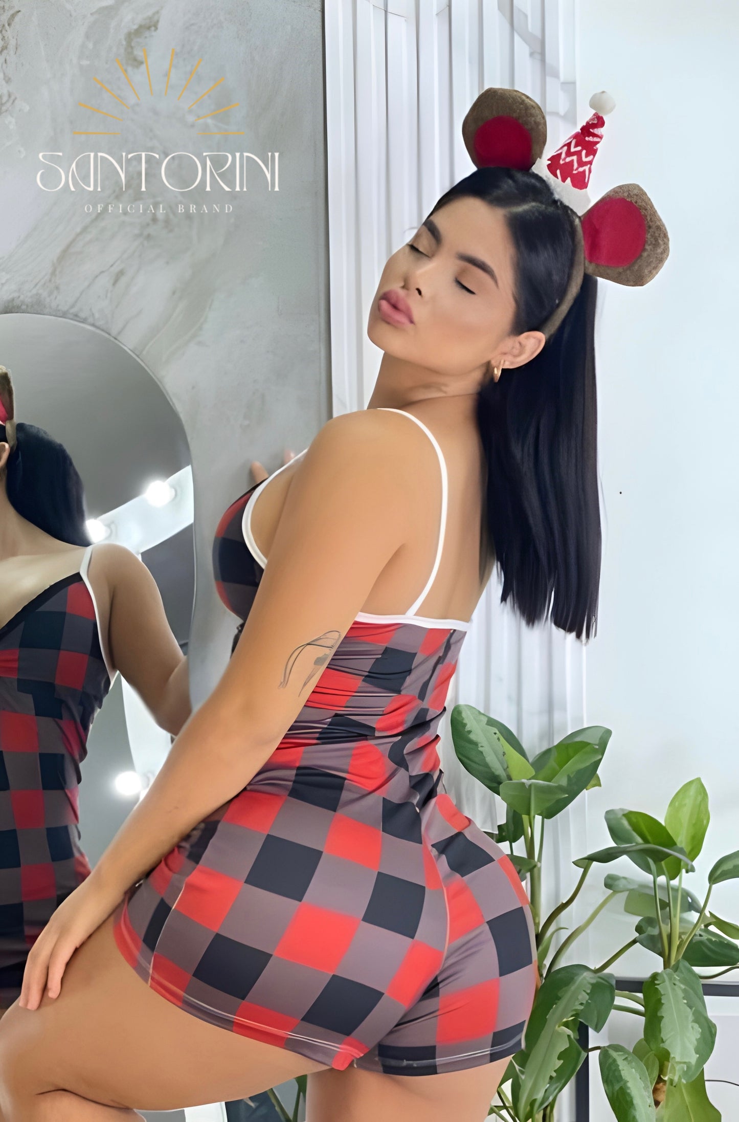 Forbidden Cupcake – Luxury Plaid Pajama Set