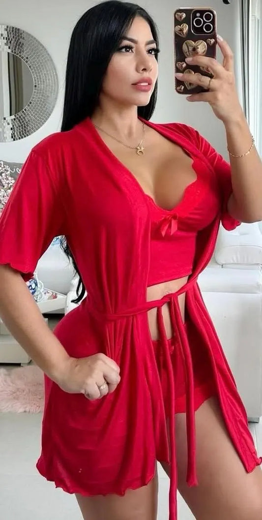 Moon Collection of Red Pajamas